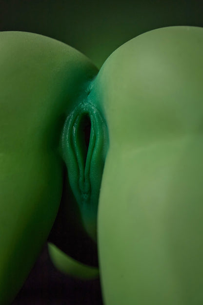 Climax Doll Gree Skin Realistic Scale ACG Anime She-Hulk Cosplay Silicone Figure Mini Doll - Si70 KA Renee