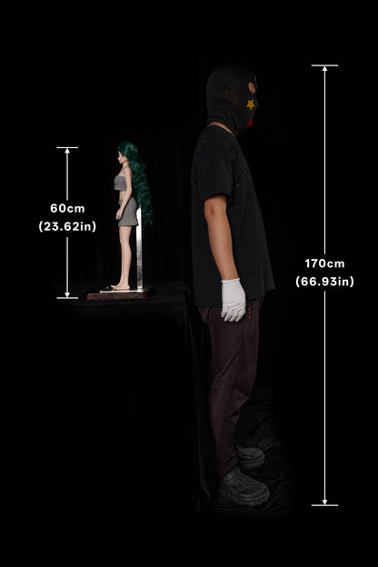 Climax Doll Lifelike Japanese Woman Mini Scale ACG Anime Cosplay Silicone Figure Mini Dol - Si70 MO Roxy