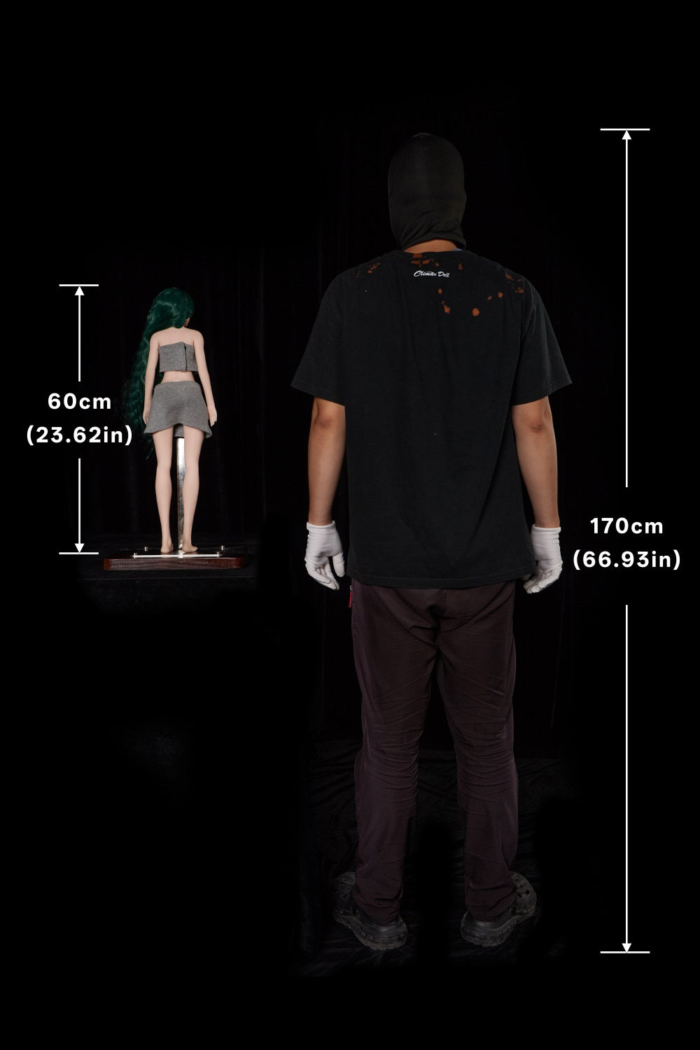 Climax Doll Lifelike Japanese Woman Mini Scale ACG Anime Cosplay Silicone Figure Mini Dol - Si70 MO Roxy