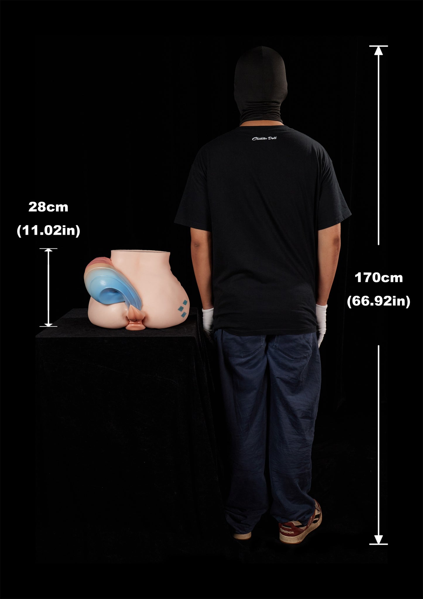 Climax Doll 34LB Anime Style Heavy Lifelike Scale Realistic Silicone Huge Butt Torso Adult Sex Doll - PA Ray
