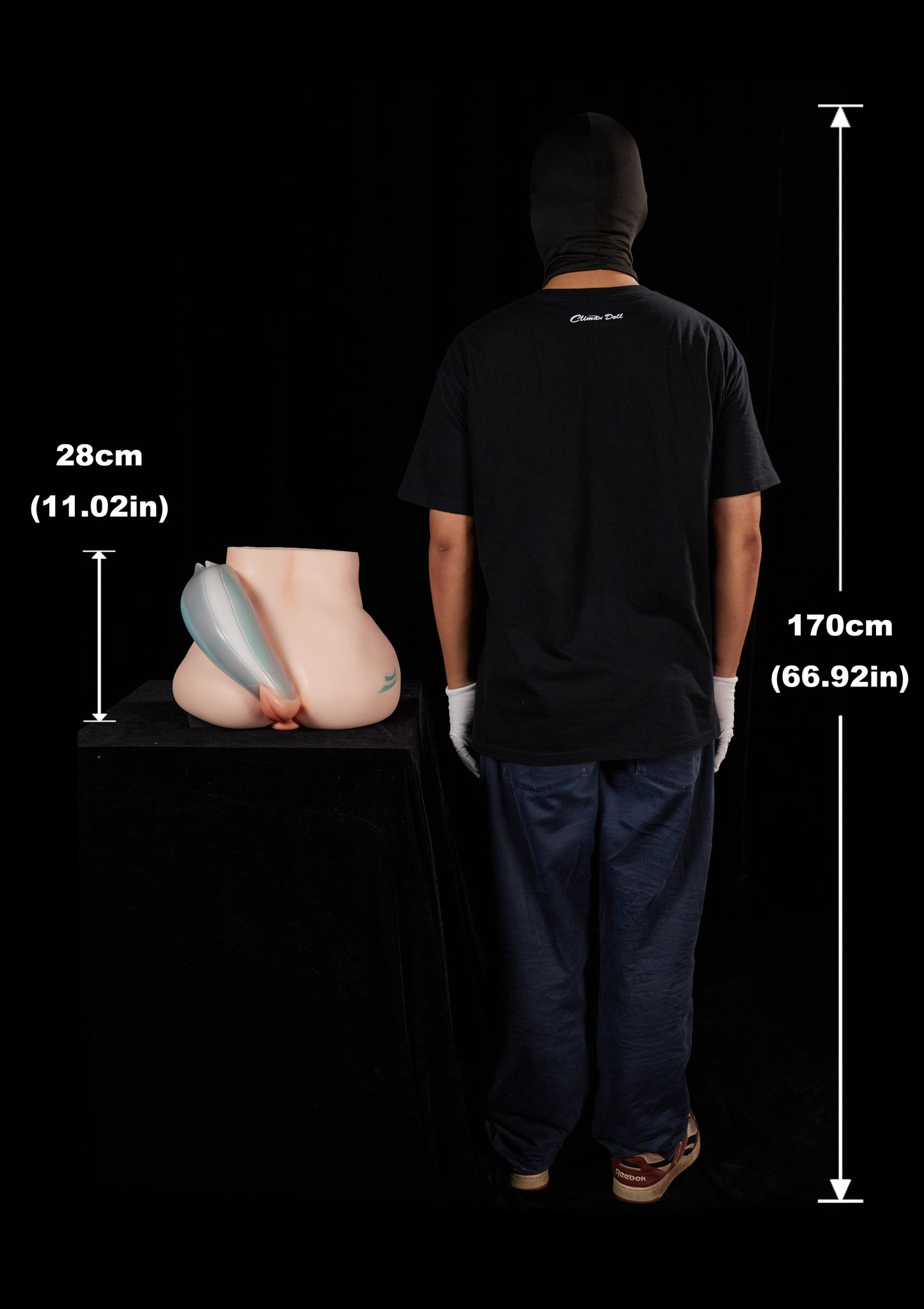 Climax Doll Original Life-Size Scale Fantasy Torso Premium Realistic Silicone Huge Butt Torso Adult Sex Doll - PA Ray