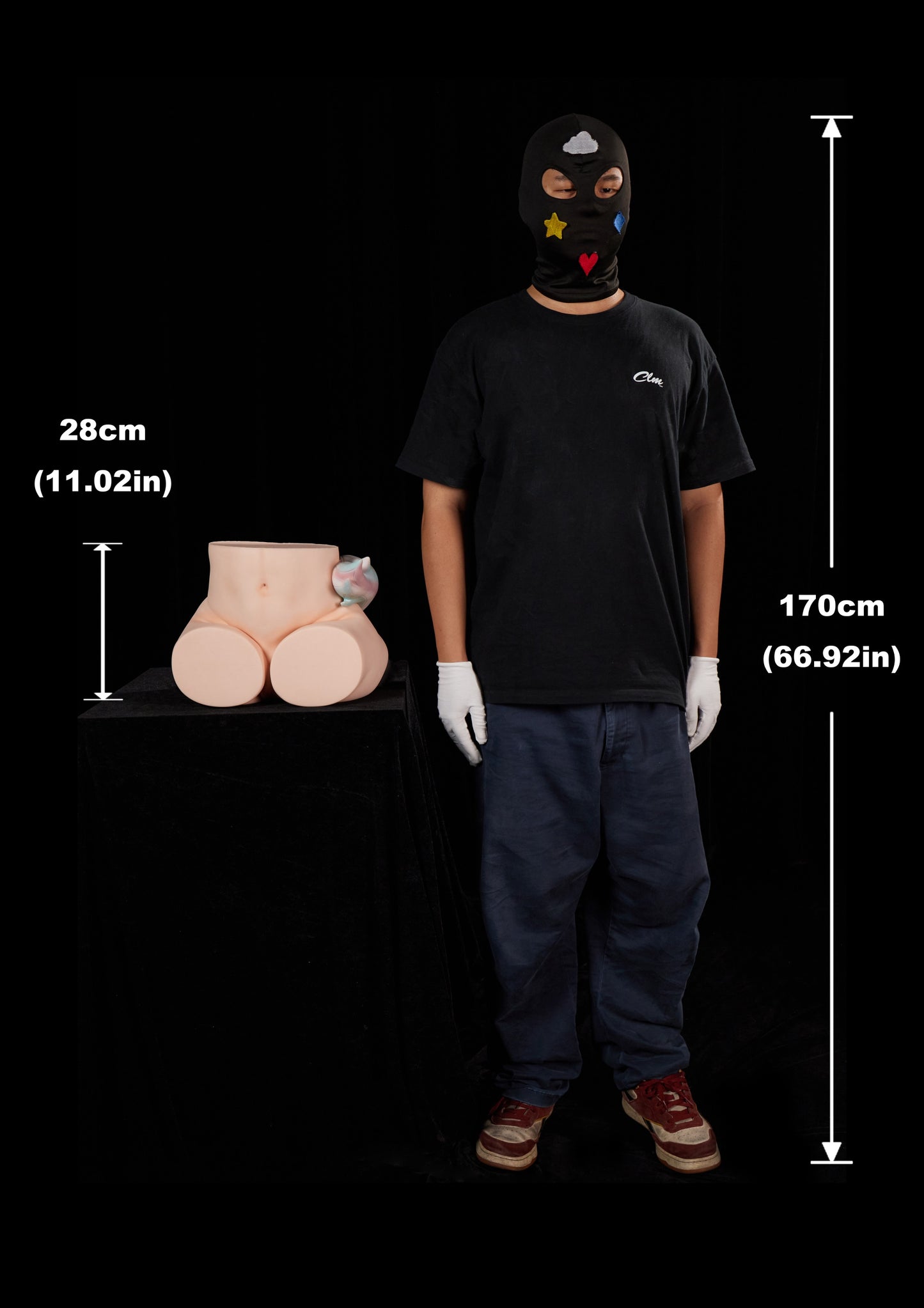Climax Doll Original Life-Size Scale Fantasy Torso Premium Realistic Silicone Huge Butt Torso Adult Sex Doll - PA Ray