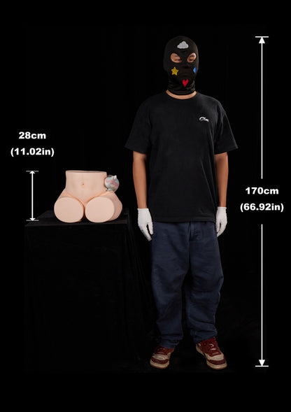 Climax Doll Original Life-Size Scale Fantasy Torso Premium Realistic Silicone Huge Butt Torso Adult Sex Doll - PA Ray