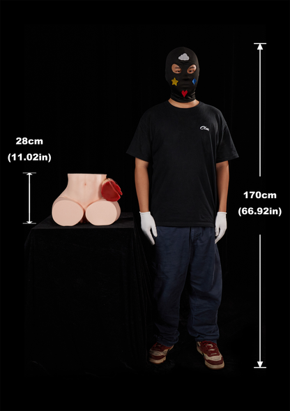 Climax Doll Lifelike Scale Premium Realistic Silicone Huge Butt Torso Adult Sex Doll - PA Theory