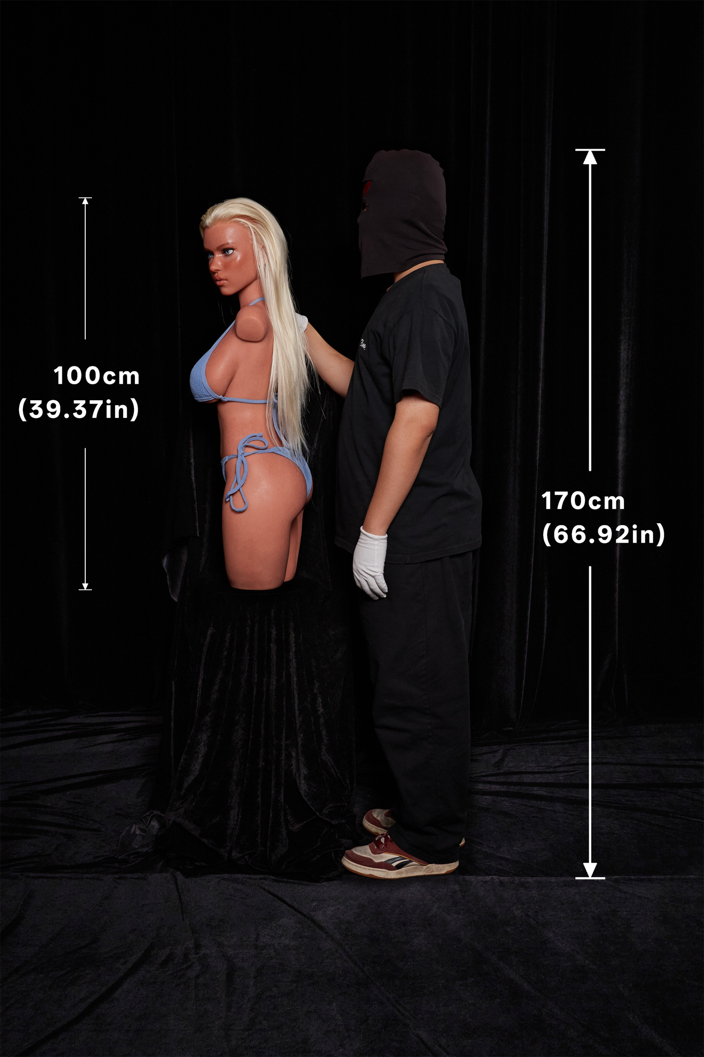 Climax Doll | 86LB E Cup Realistic Full Silicone Tan Skin Mature American Woman Half Body Adult Sex Doll Torso - ULW 883# Fiora