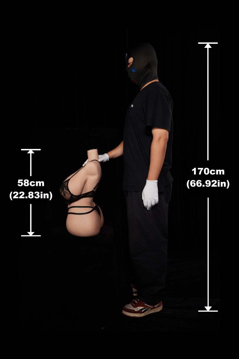 Climax Doll Half Body Big Soft Jel Boobs Gel Butt Silicone Adult Sex Doll Torso