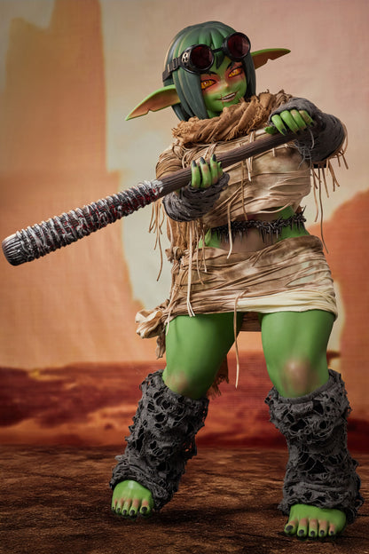 Climax Doll | Life Size Realistic Green Skin Cosplay Monster Goblin Style ACG Anime Silicone Material Doll - Barza