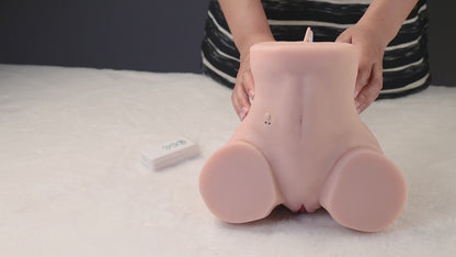 US Stock | XISE Remote Control Sucking Vibrating Butt Sex Doll Torso Male Masturbator - Sonia