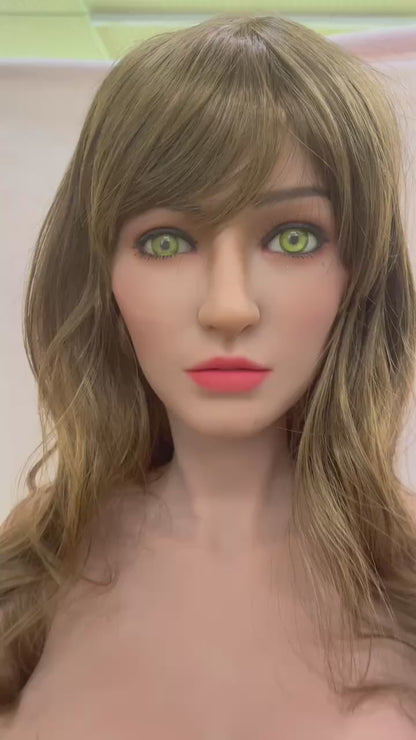 US Stock | Dolls Castle 163cm 5ft4in F Cup Blonde Big Boobs Realistic TPE Sex Doll - Tina