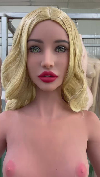 EU Stock | Dolls Castle 163cm 5ft4in B Cup Blonde Girl Big Boobs Realistic TPE Sex Doll - Iracone