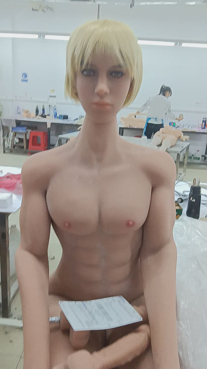 US Warehouse | Rifrano Doll 165cm 5ft5 Lifesize Muscle Male Sex Doll for Woman LGBT Gay Bottom Sex Pleasure - Lorra