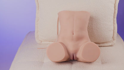 US Stock | XISE Auto Vagina Sucking Vibrating Real Lifelike Butt Sex Doll Torso Male Masturbator - Dafuni