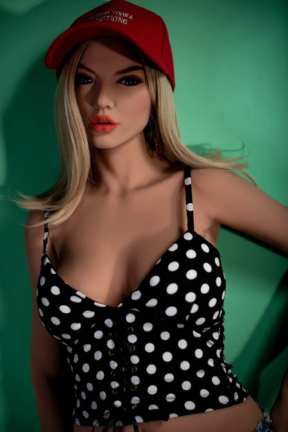 US Stock | 6YE Doll 160cm 5ft3in Blonde Girl Gel Boobs Lifelike Adult TPE Sex Doll - Nini