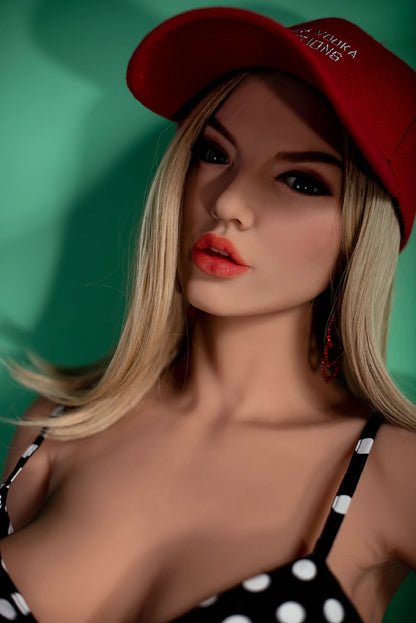 US Stock | 6YE Doll 160cm 5ft3in Blonde Girl Gel Boobs Lifelike Adult TPE Sex Doll - Nini