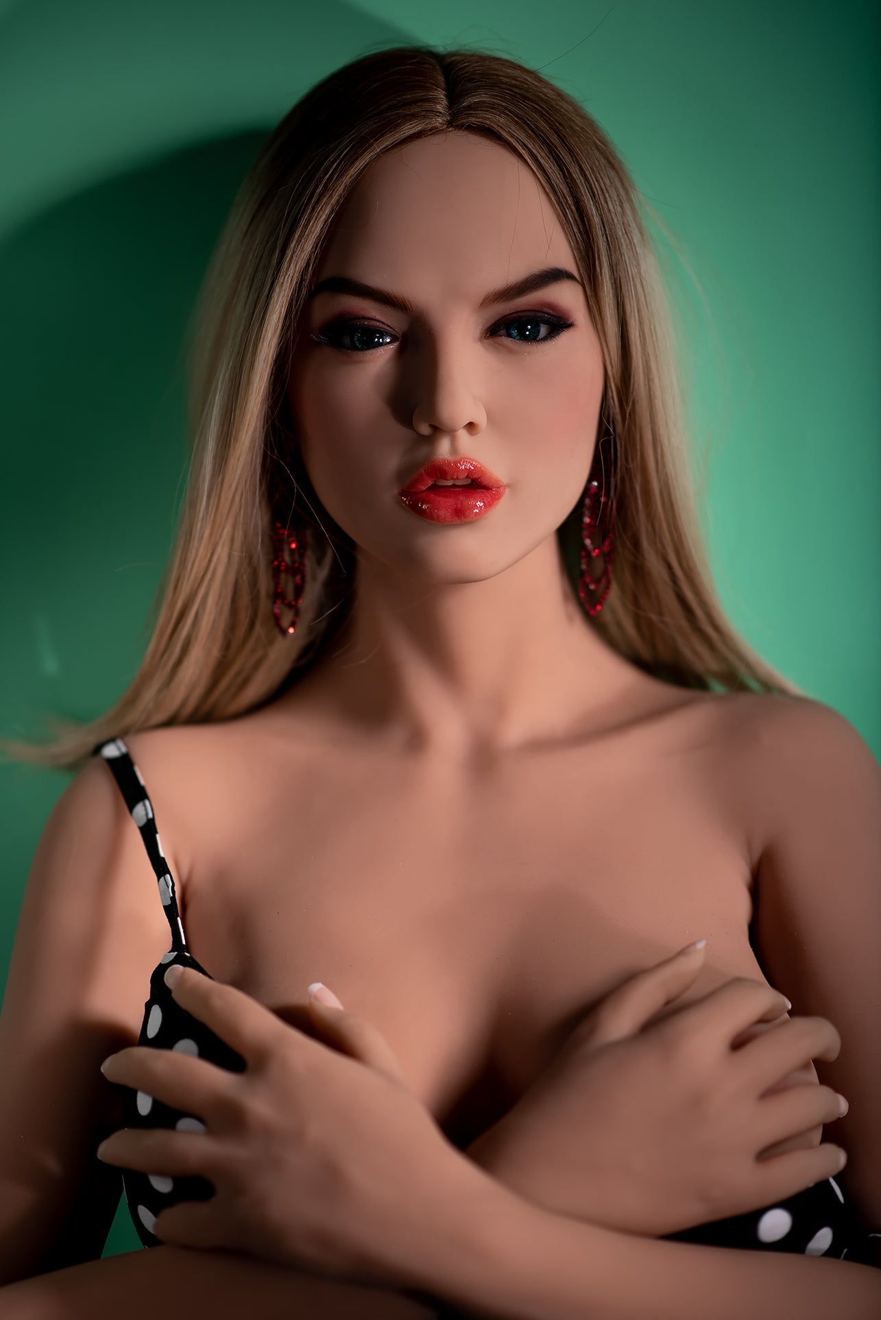 US Stock | 6YE Doll 160cm 5ft3in Blonde Girl Gel Boobs Lifelike Adult TPE Sex Doll - Nini