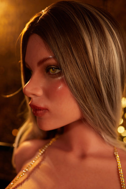 Climax Doll | 33LB E Cup Realistic Full Silicone Gold Hair Mature American Woman Half Body Big Chest Adult Sex Doll Torso for Single Men - ULW 662# Hedia