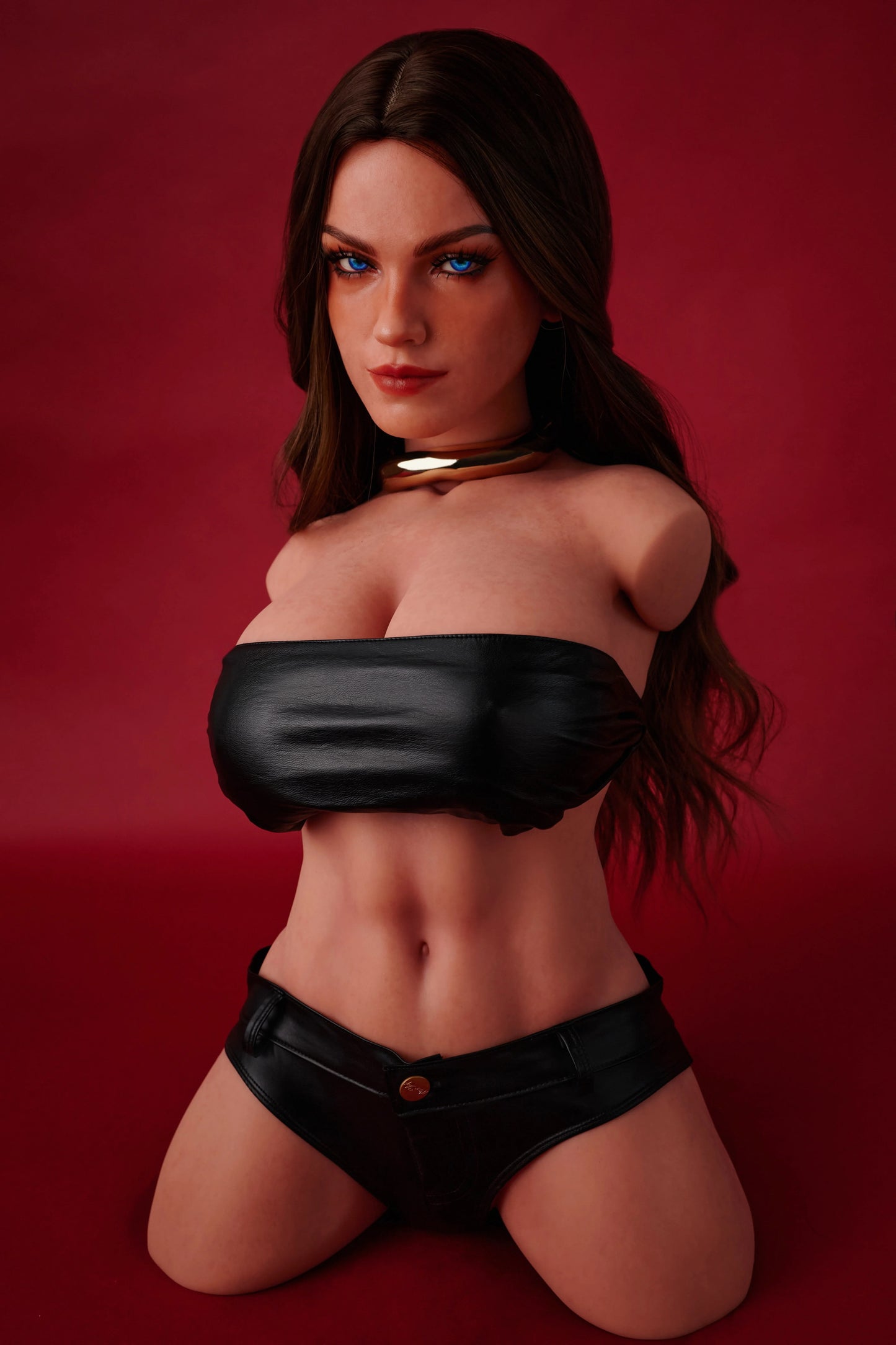 Climax Doll | 28LB F Cup Real Full Silicone Mature Woman Half Body Huge Gel Boobs Adult Sex Doll Torso for Divorced Man - ULW 663# Emma
