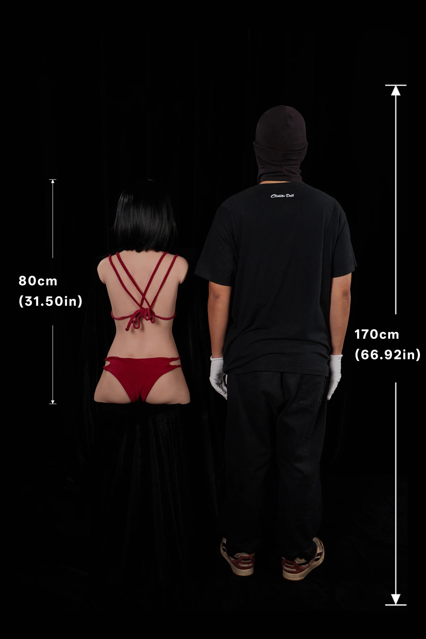 Climax Doll | 31LB Realistic Full Silicone Asian Mature Woman Half Body Flat Chest Adult Sex Doll Torso - ULW 661# Miyoshi