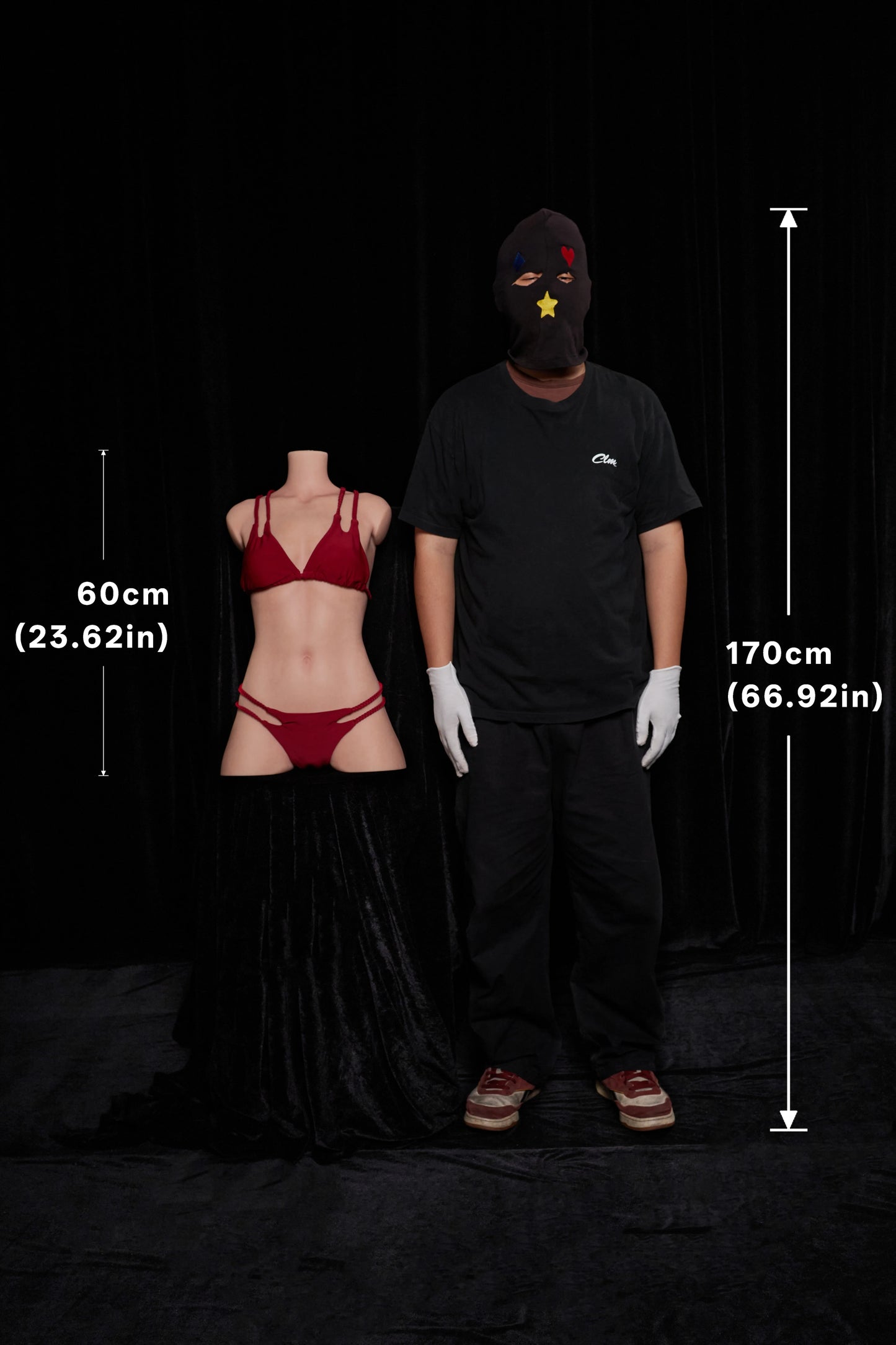 Climax Doll | 27LB Realistic Full Silicone Half Body Flat Chest Adult Sex Doll Torso for Single Men - ULW 661#