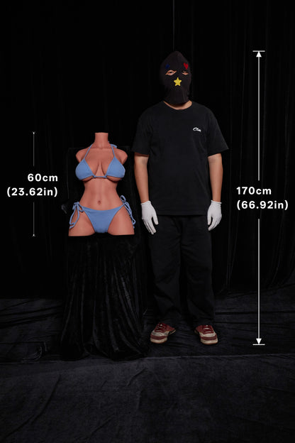 Climax Doll | 29LB E Cup Realistic Full Silicone Half Body Big Boobs Adult Sex Doll Torso for Divorced Man - ULW 662#