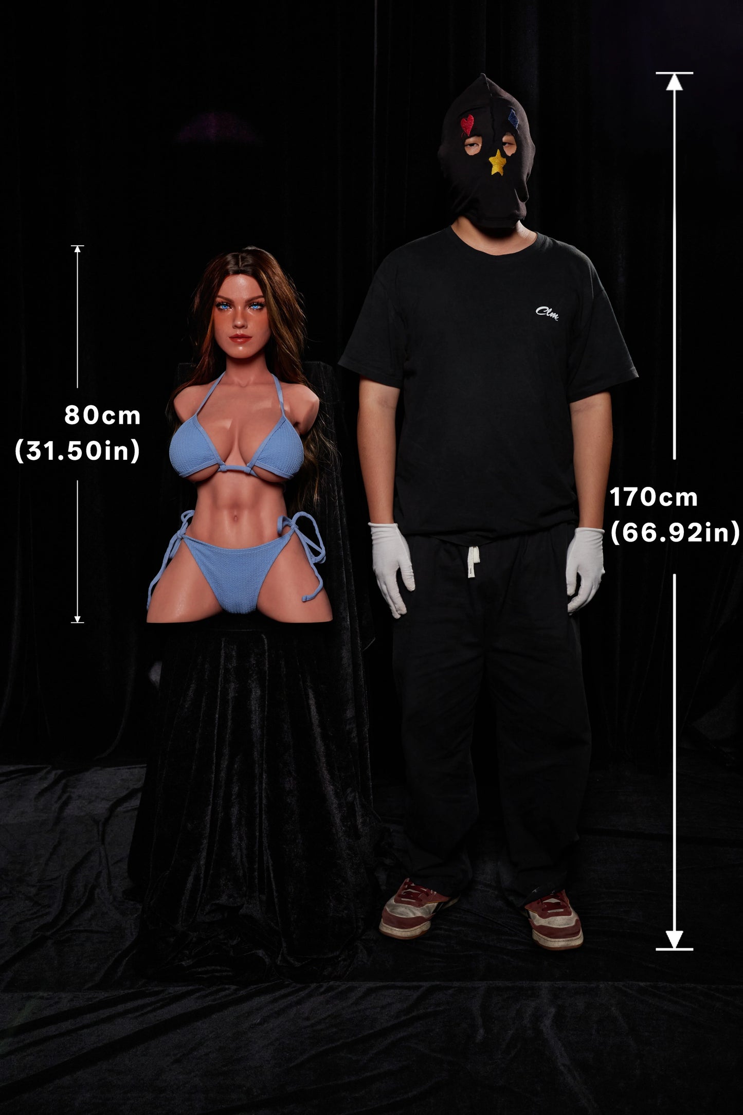 Climax Doll | 28LB F Cup Real Full Silicone Mature Woman Half Body Huge Gel Boobs Adult Sex Doll Torso for Divorced Man - ULW 663# Emma