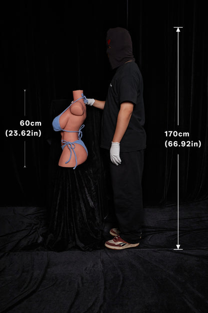 Climax Doll | 28LB F Cup Realistic Full Silicone Half Body Huge Gel Boobs Adult Sex Doll Torso for Divorced Man - ULW 663#