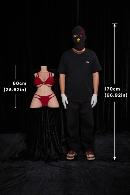 Climax Doll | 29LB Realistic Full Silicone Half Body Big Chest Adult Sex Doll Torso for Single Men - ULW 664#