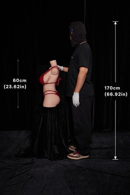 Climax Doll | 29LB Realistic Full Silicone Half Body Big Chest Adult Sex Doll Torso for Single Men - ULW 664#