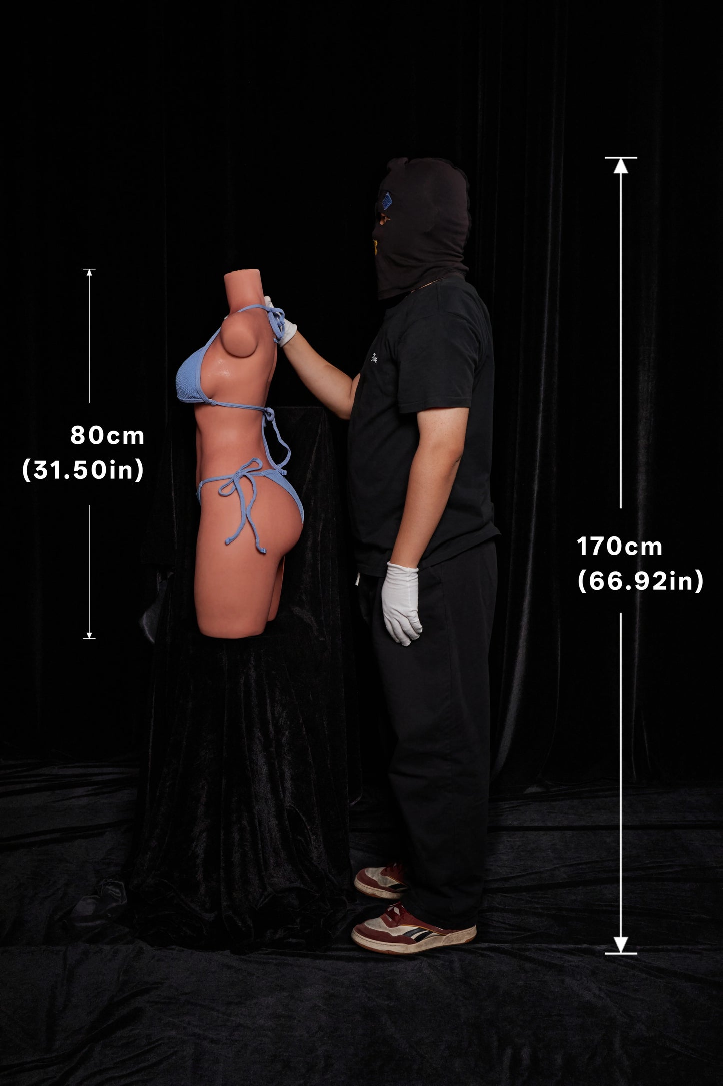 Climax Doll | 37LB Lightweight E Cup Realistic Full Silicone Half Body Small Breast Adult Sex Doll Torso - ULW 882#