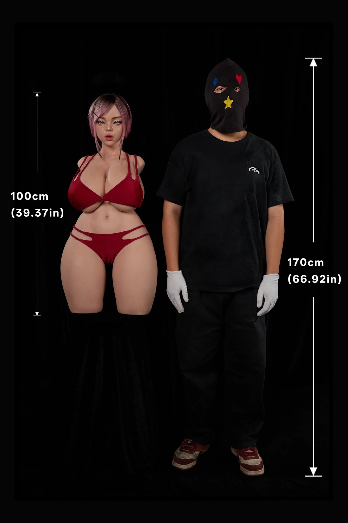 Climax Doll | 53LB 1:1 Realistic Full Silicone Half Body K Cup Huge Boobs Adult Sex Doll Torso - Rhea ULW 884#