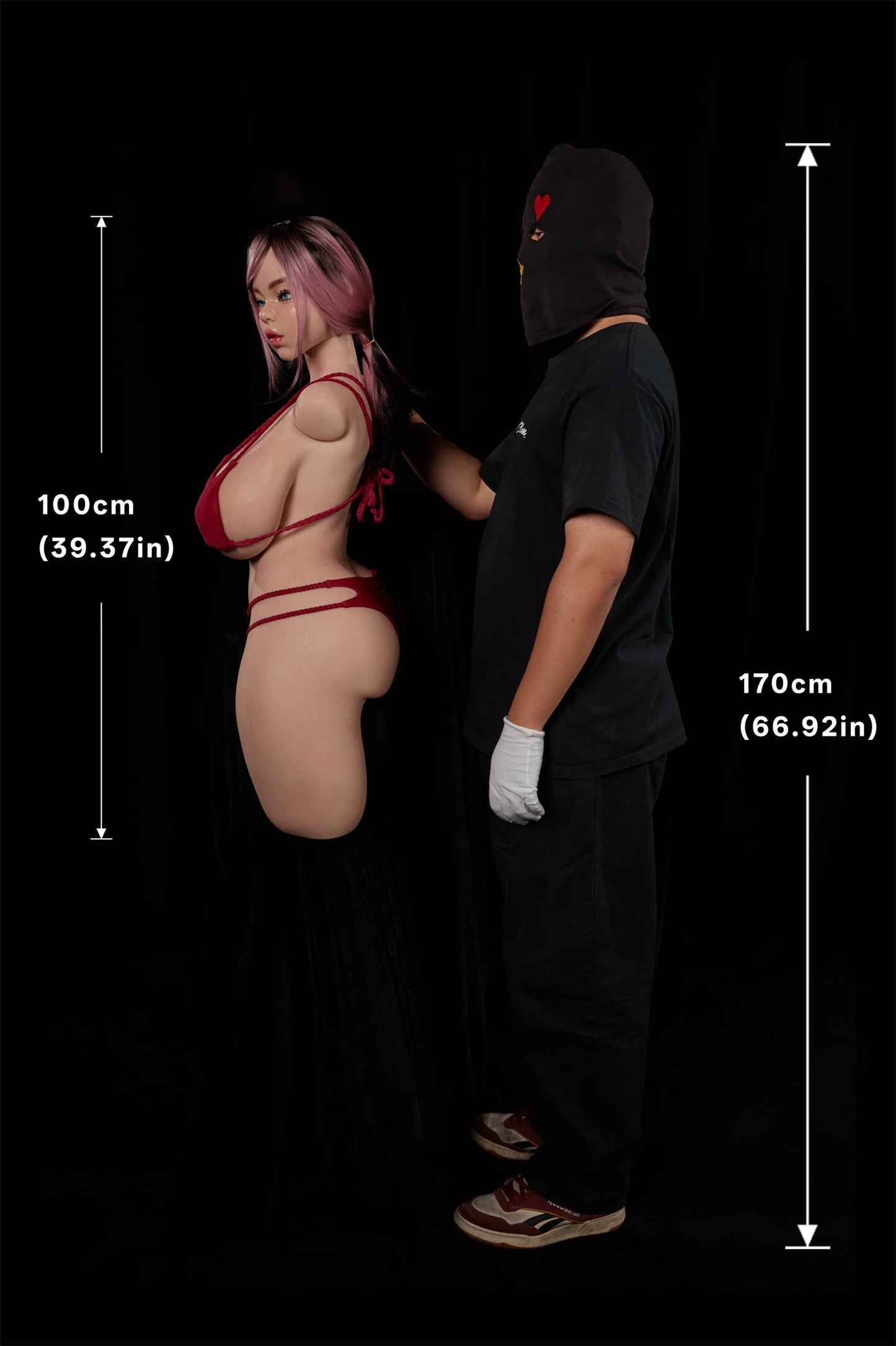 Climax Doll | 53LB 1:1 Realistic Full Silicone Half Body K Cup Huge Boobs Adult Sex Doll Torso - Rhea ULW 884#