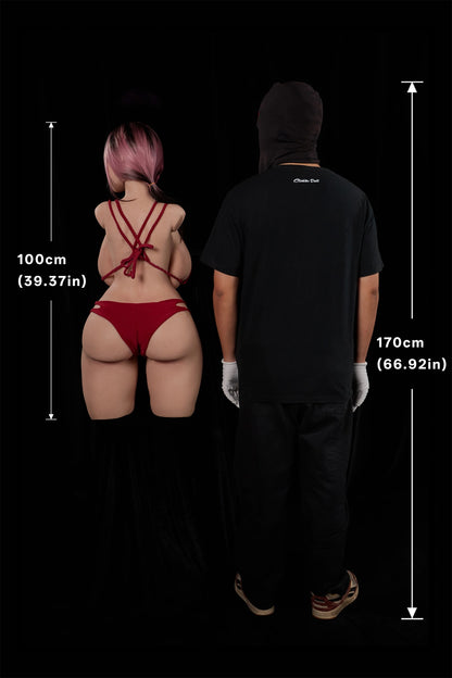 Climax Doll | 53LB 1:1 Realistic Full Silicone Half Body K Cup Huge Boobs Adult Sex Doll Torso - Rhea ULW 884#