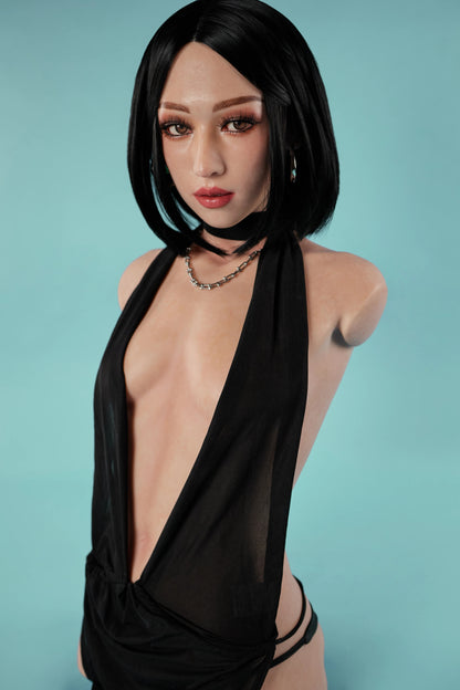 Climax Doll | 31LB Realistic Full Silicone Asian Mature Woman Half Body Flat Chest Adult Sex Doll Torso - ULW 661# Miyoshi