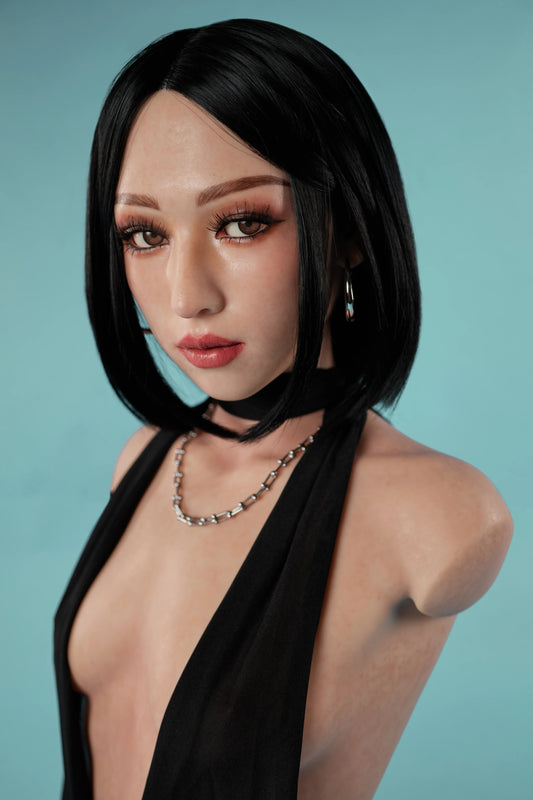 Climax Doll | 31LB Realistic Full Silicone Asian Mature Woman Half Body Flat Chest Adult Sex Doll Torso - ULW 661# Miyoshi