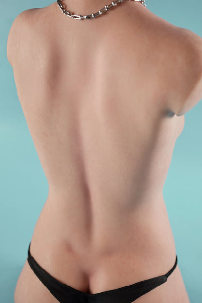 Climax Doll | 27LB Realistic Full Silicone Half Body Flat Chest Adult Sex Doll Torso for Single Men - ULW 661#